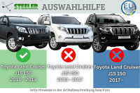 Frontbügel Unterfahrschutz für Toyota Land Cruiser J15 2010-2013 70mm breit Gutachten