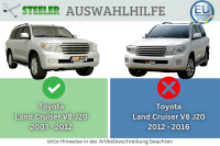 Frontbügel Unterbodenschutz für Toyota Land Cruiser J20 2007-2012 70mm Gutachten