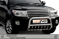 Frontbügel Unterbodenschutz für Toyota Land Cruiser V8 J20 2012- 70mm Gutachten