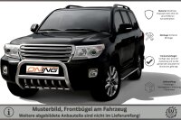 Frontbügel Unterbodenschutz für Toyota Land Cruiser V8 J20 2012- 70mm Gutachten