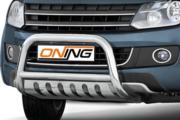 Frontbügel mit Unterfahrschutz für VW Amarok 2H 2010- 70mm Edelstahl Gutachten