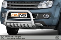 Frontbügel mit Unterfahrschutz für VW Amarok 2H 2010- 70mm Edelstahl Gutachten