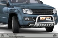 Frontbügel mit Unterfahrschutz für VW Amarok 2H 2010- 70mm Edelstahl Gutachten