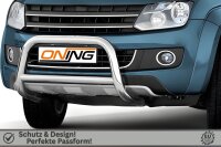 Frontbügel mit Querstreben für VW Amarok 2H 2010- 70mm Frontschutzbügel Gutachten