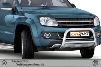 Frontbügel mit Querstreben für VW Amarok 2H 2010- 70mm Frontschutzbügel Gutachten
