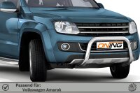 Frontbügel für VW Amarok 2H 2010-2016 70mm Frontschutzbügel Gutachten Edelstahl