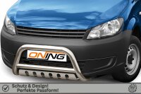 Frontbügel mit Unterfahrschutz für VW Caddy III Kombi 2011-2015 70mm Gutachten