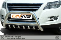 Frontbügel mit Unterbodenschutz für VW Tiguan 5N 2007-2016 70mm Gutachten