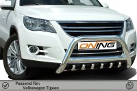 Frontbügel mit Unterbodenschutz für VW Tiguan 5N 2007-2016 70mm Gutachten