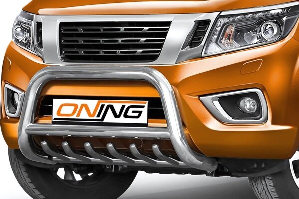 Frontbügel Unterbodenschutz für Nissan NP300 Navara 2015- 70mm Gutachten