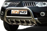 Frontbügel mit Unterbodenschutz für Mitsubishi L200 2006-2009 70mm Gutachten
