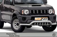 Frontbügel mit Unterbodenschutz für Suzuki Jimny FJ 2012-2018 70mm breit Gutachten