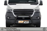Frontbügel SCHWARZ für Mercedes Sprinter W907 W910 Bj.2018- 70mm Gutachten