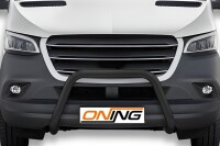 Frontbügel SCHWARZ für Mercedes Sprinter W907 W910 Bj.2018- 70mm Gutachten