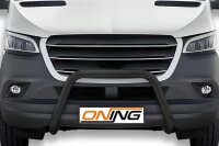 Frontbügel SCHWARZ für Mercedes Sprinter W907 W910 Bj.2018- 70mm Gutachten