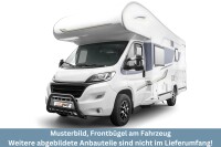 Frontbügel SCHWARZ mit Unterbodenschutz für Fiat Ducato MAXI Camper 2006-2024 70mm Gutachten