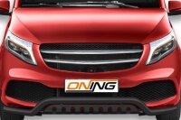 Frontbügel Unterfahrschutz für Mercedes V-Klasse W447 2019-2024 SCHWARZ 70mm breit