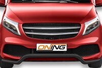 Frontbügel für Mercedes V-Klasse W447 2019-2024 SCHWARZ 70mm breit Edelstahl Gutachten