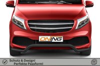Frontbügel für Mercedes V-Klasse W447 2019-2024 SCHWARZ 70mm breit Edelstahl Gutachten
