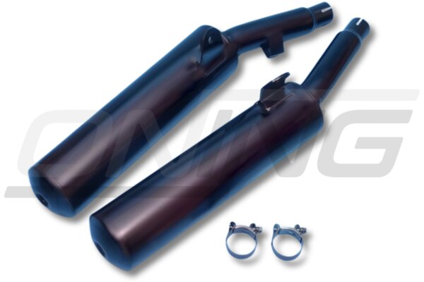 MARVING Auspuffpaar "Master" schwarz lackiert für Yamaha FJ 1200 Bj.91- 3YA