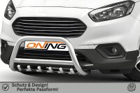 Frontbügel Unterbodenschutz für Ford Transit Courier 2018- 60mm Gutachten