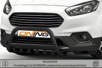 Frontbügel Unterbodenschutz für Ford Transit Courier 2018- SCHWARZ 60mm Gutachten