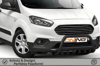 Frontbügel Unterbodenschutz für Ford Transit Courier 2018- SCHWARZ 60mm Gutachten