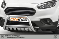 Frontbügel mit Unterfahrschutz für Ford Transit Courier 2018- 60mm Gutachten