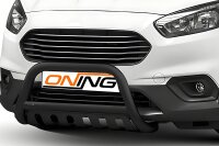 Frontbügel mit Unterfahrschutz für Ford Transit Courier 2018- SCHWARZ 60mm Gutachten