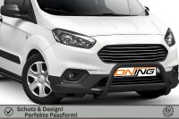Frontbügel mit Querstreben für Ford Transit Courier 2018- SCHWARZ Gutachten