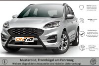 Frontbügel für Ford Kuga DFK III 2019- SCHWARZ 60mm Frontschutzbügel Bullbal Gutachten