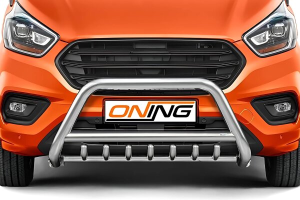 Frontbügel mit Unterbodenschutz für Ford Transit Custom 2018-2023 70mm Gutachten