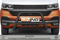 Frontbügel Unterbodenschutz für VW T6.1 2019- SCHWARZ 70mm Gutachten Edelstahl