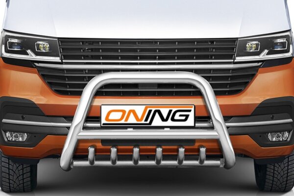 Frontbügel mit Unterbodenschutz für VW T 6.1 2019- 70mm Edelstahl Gutachten