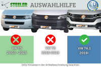 Frontbügel mit Unterfahrschutz für VW T6.1 2019- 70mm Edelstahl Gutachten