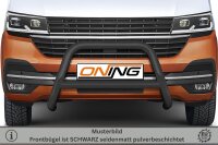 Frontbügel mit Querstreben für VW T6.1 2019- SCHWARZ 70mm Edelstahl Gutachten