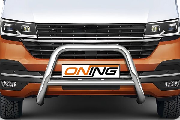 Frontbügel mit Querstreben für VW T6.1 2019- 70mm Edelstahl Gutachten