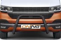 Frontbügel für VW T6.1 2019- SCHWARZ 70mm Edelstahl Gutachten