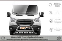 Frontbügel mit Unterfahrschutz für Ford Transit 2019-2024 Edelstahl Gutachten