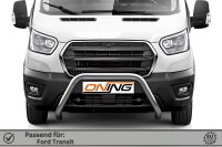 Frontbügel für Ford Transit 2019-2024 70mm Frontschutzbügel Edelstahl Gutachten