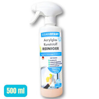 CLEANOFANT Acrylglas Kunststoff Reiniger 500ml Wohnwagen...