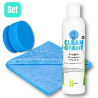 CLEANOFANT Acrylglas Plexiglas Politur Set Universal...