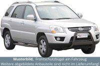 Frontbügel Edelstahl schwarz für KIA Sportage 2008 - 2010 63mm mit Gutachten