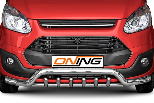 Frontbügel Unterfahrschutz für Ford Transit Custom 2012-2018 70mm breit Gutachten