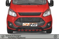 Frontbügel Unterfahrschutz für Ford Transit Custom 2012-2018 SCHWARZ 70mm breit