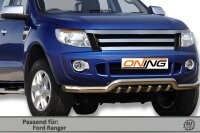 Frontbügel mit Unterfahrschutz für Ford Ranger 2011-2016 70mm breit Gutachten