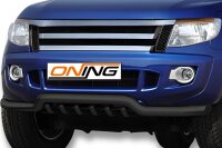 Frontbügel mit Unterfahrschutz für Ford Ranger 2011-2016 SCHWARZ 70mm Gutachten