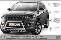 Frontschutzbügel mit Unterbodenschutz für Jeep Compass 2017-2021 60mm Gutachten
