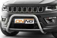 Frontschutzbügel für Jeep Compass 2017-2021 60mm Edelstahl Gutachten