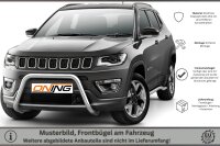 Frontschutzbügel für Jeep Compass 2017-2021 60mm Edelstahl Gutachten